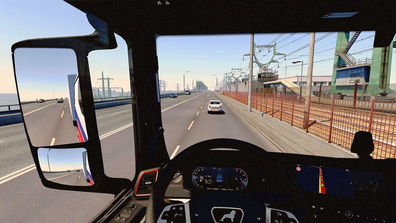 ROAD TO RUSSIA  🇷🇺  RELAXING TRUCKING POV DRIVE | New MAN TGX