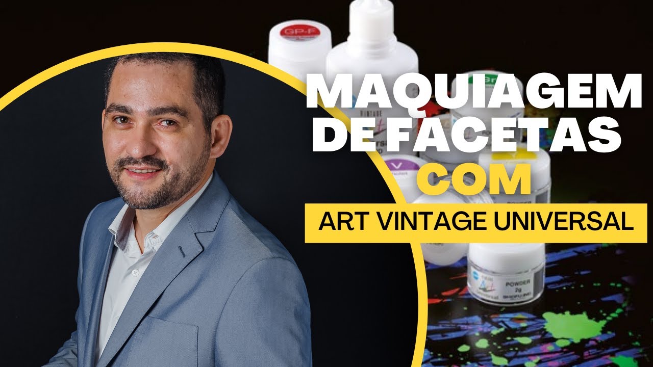 Maquiagem de facetas com  Vintage Art Universal