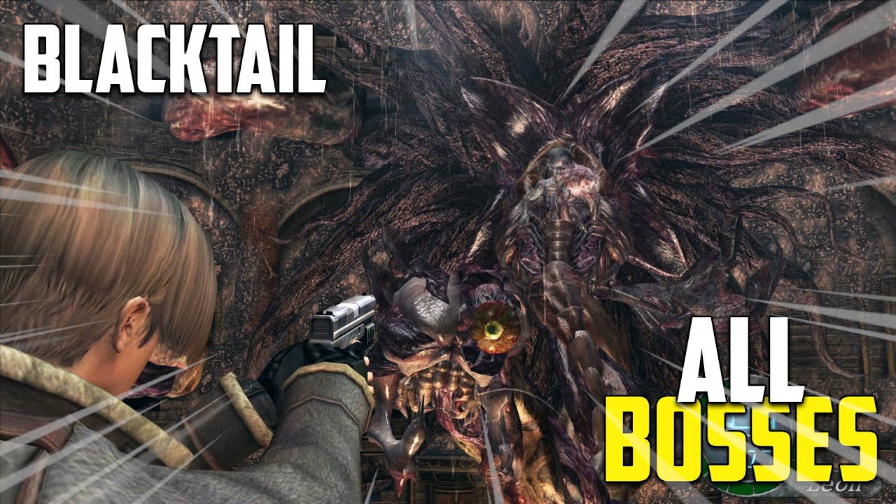 Lawan Semua Boss Dengan Blacktail - Resident Evil 4