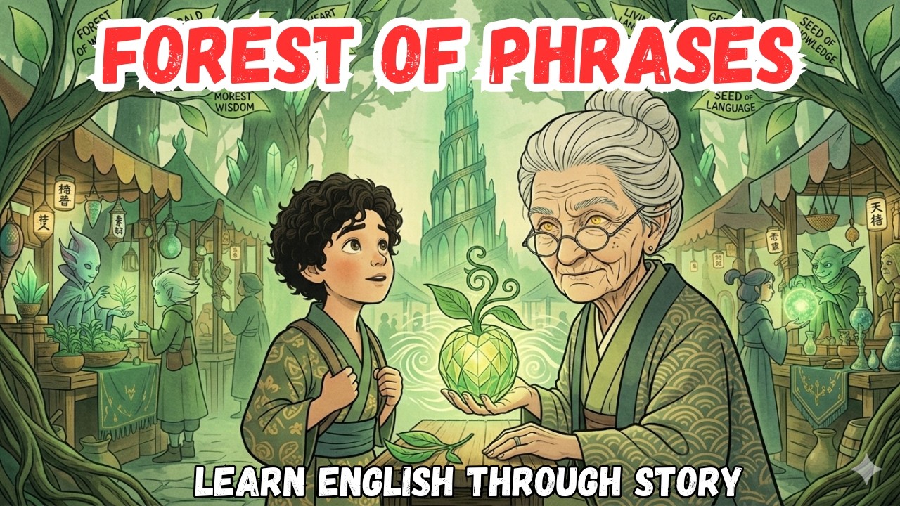 10-Minute English Challenge ⭐️ Episode 13: The Forest of Phrases || Deep Flow Immersion