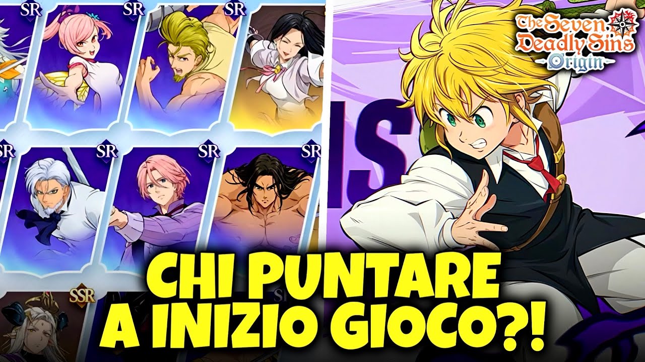 WHAT are the BEST CHARACTERS at the BEGINNING of the GAME?! - Seven Deadly Sins Origin ITA