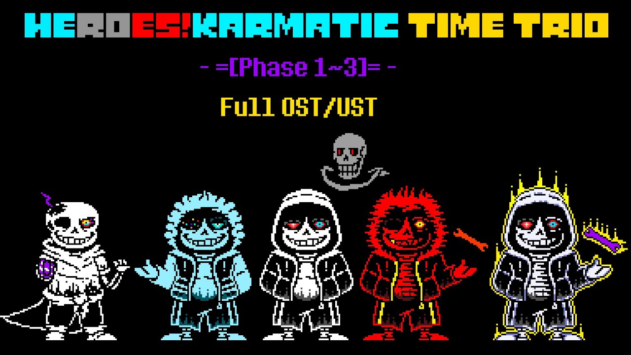 Heroes!Karmatic Time Trio Phase 1~3 Full Ost/Ust(200 Sub Special)