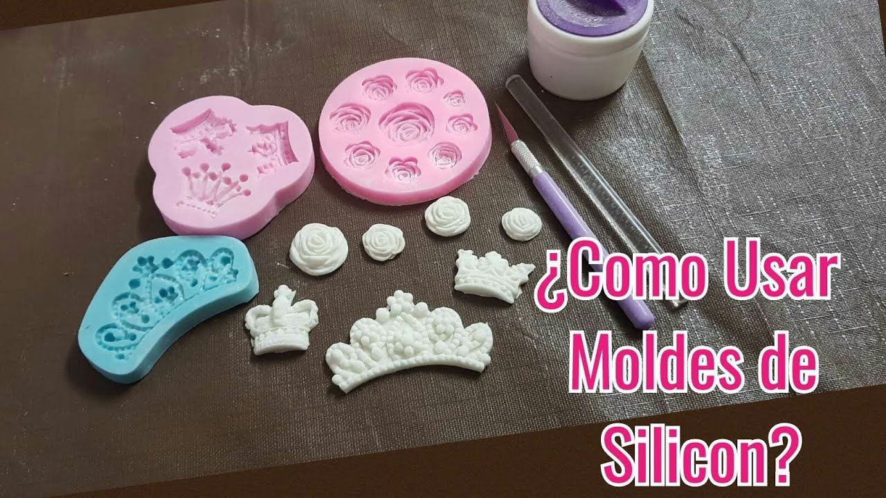 🌹Como usar Moldes de Silicon con Fondant 👩‍🍳 CON LUDDYS