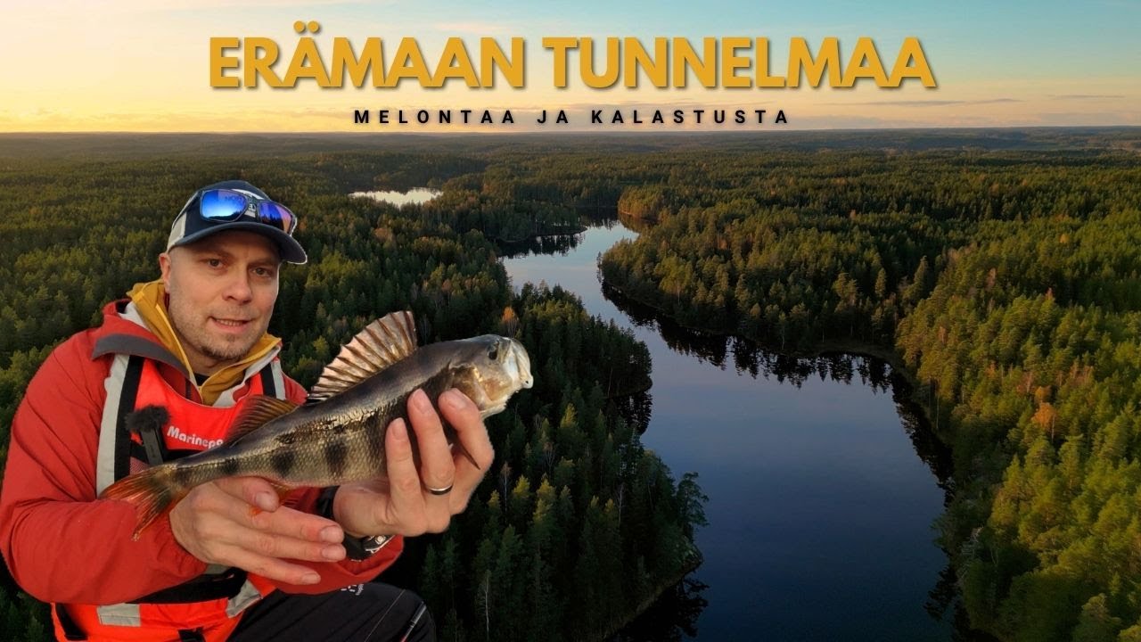 Erämaan tunnelmaa - Melontaa ja kalastusta upeissa maisemissa
