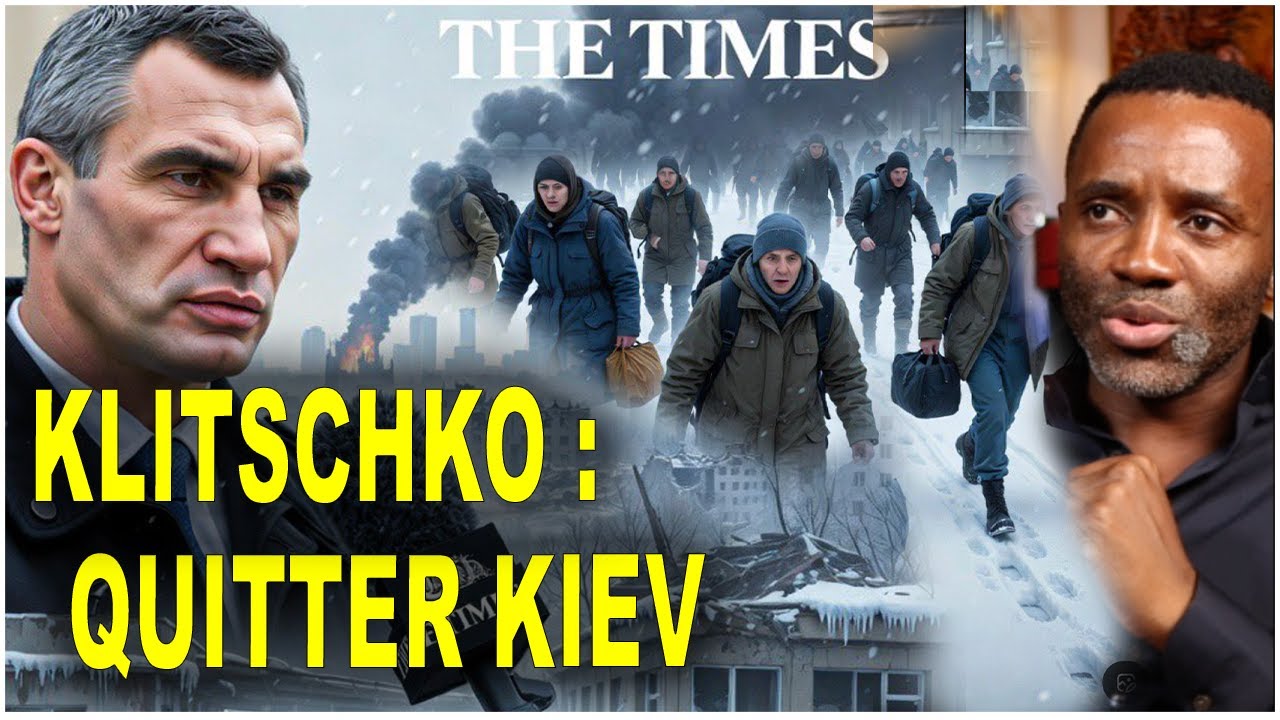 Zelensky et klitschko sont désespéré KIEV sera bientôt l'âge de pierre