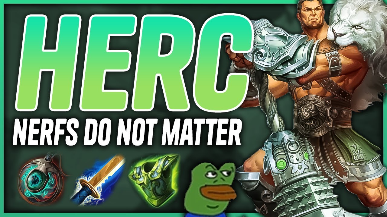 HERCULES NEVER LEFT! - SMITE Solo Ranked Conquest