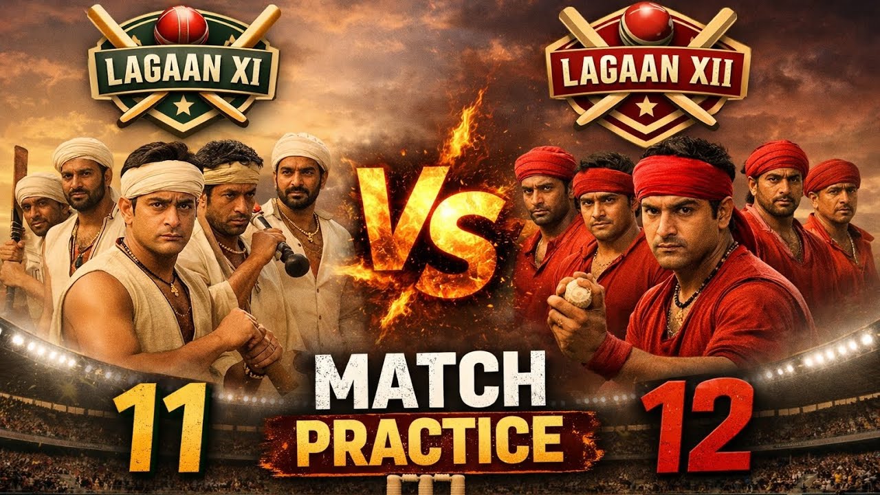 Practice match by teams ....