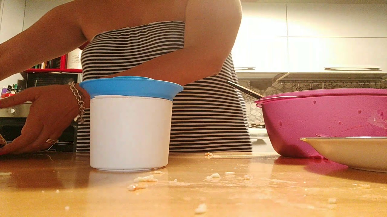 Arancini con il mitico picciriddu Tupperware.