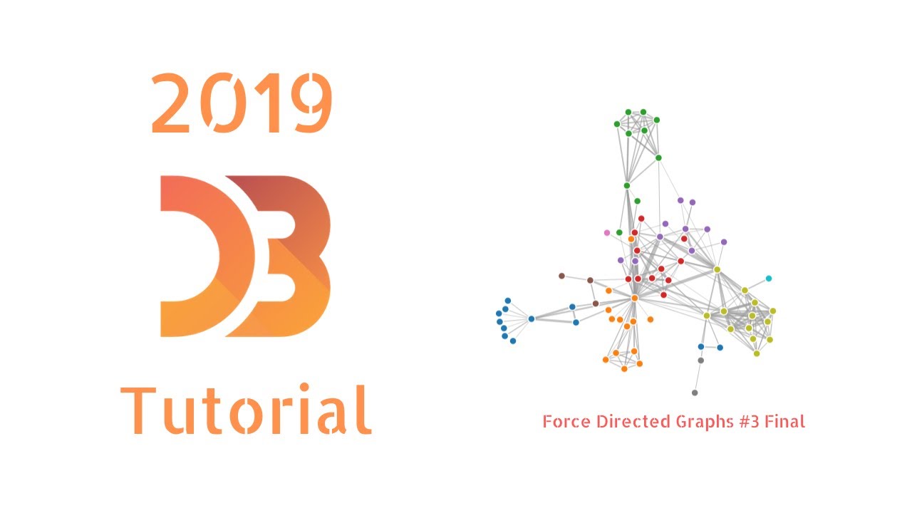 D3.js tutorial Part 6: Force Directed Graph With Text Labels (2019)