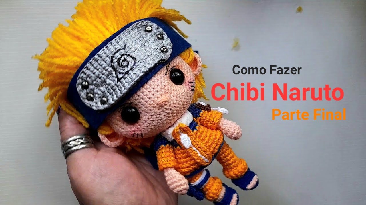 Chibi Narutinho | Tutorial Amigurumi | Parte Final