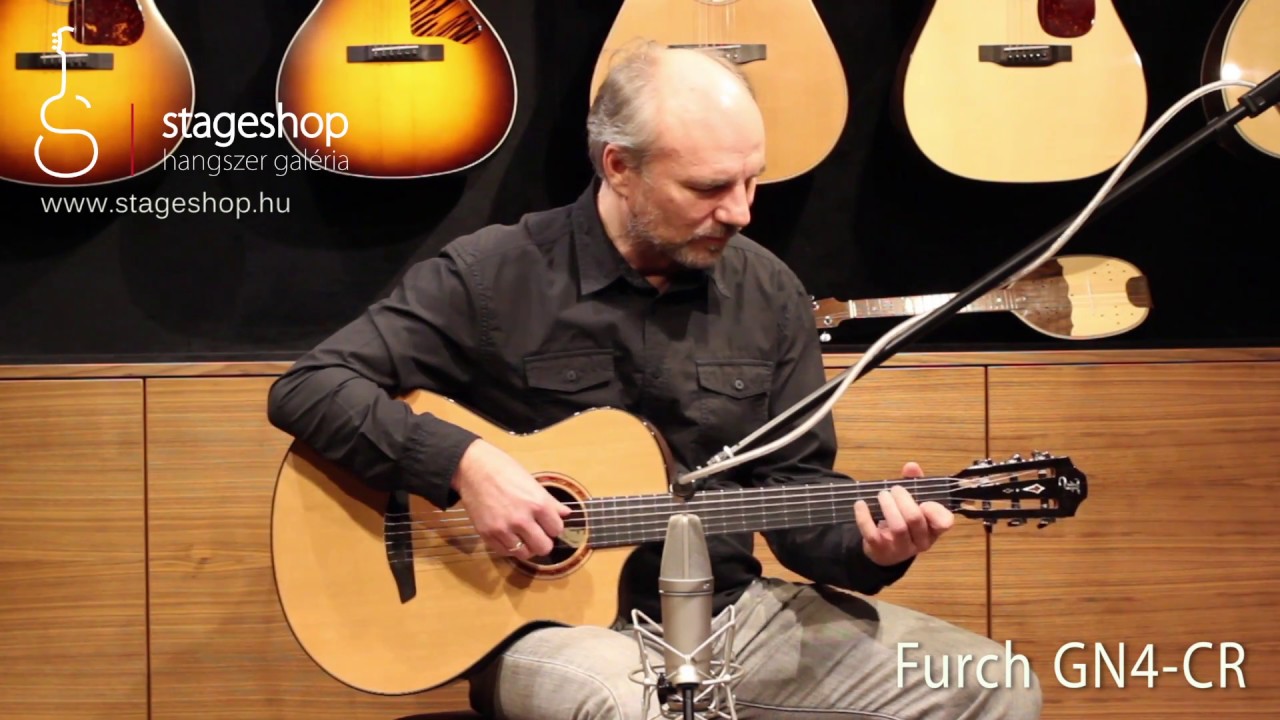 Furch GN4-CR crossover Nylon string guitar played by Gábor Juhász in Stageshop