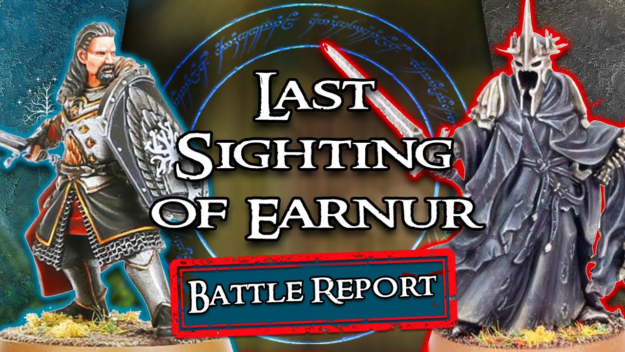 Earnur Challenges The Witch King! | MESBG Rise of Angmar Battle Report