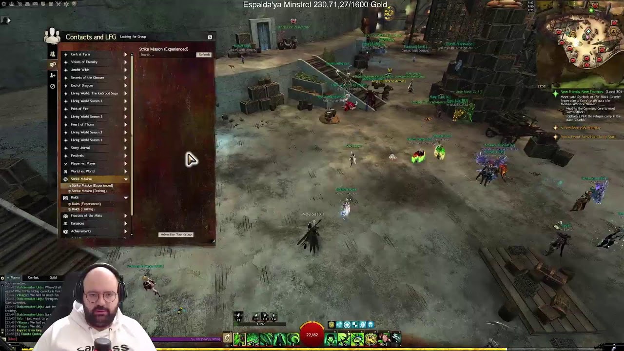 Kahve ve sohbet, biraz pve, biraz wvw, biraz pvp, ne denk gelirse