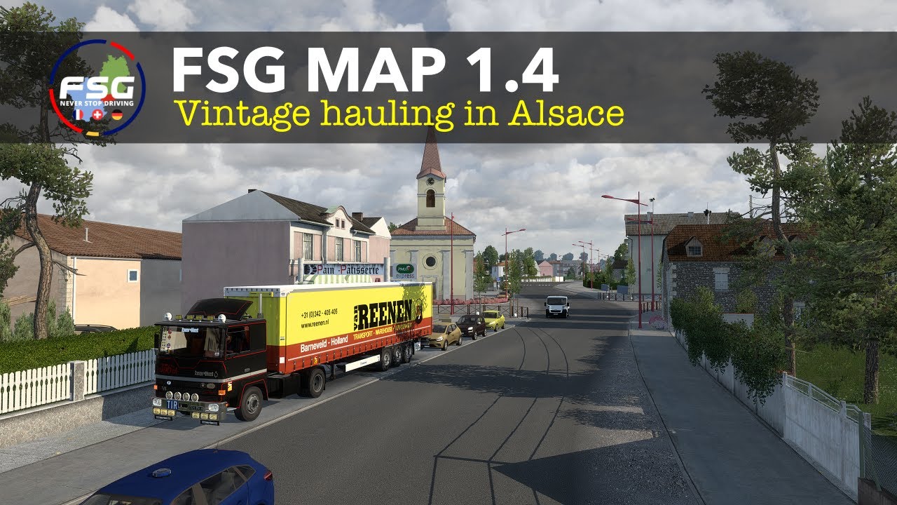 [ABANDONED] FSG Map 1.4 | Vintage French Truck : BERLIET Le Centaure | ETS2 1.44