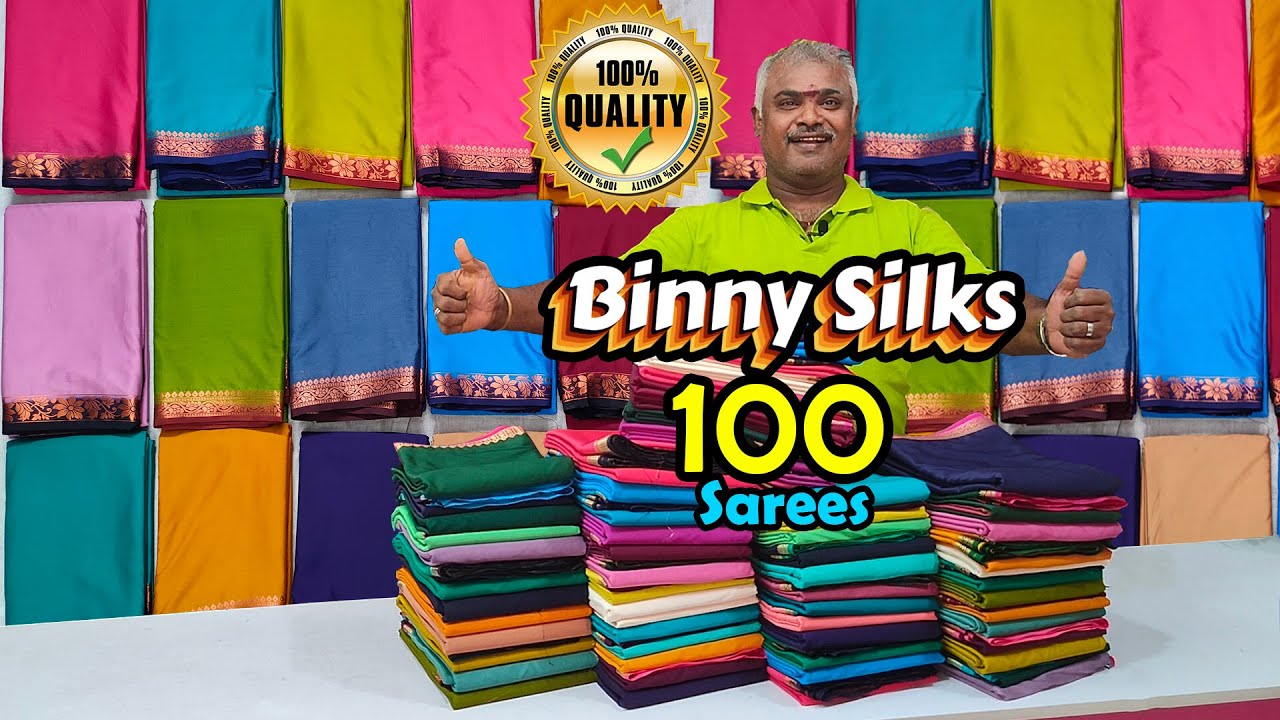 New Arrival 100% High Quality Binny Silk Sarees collection| Binny silk online | KLMN Fashion |