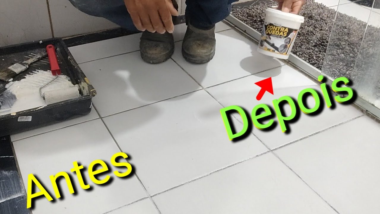 Piso liso ficou antiderrapante Contra Quedas! @Escuta o véio
