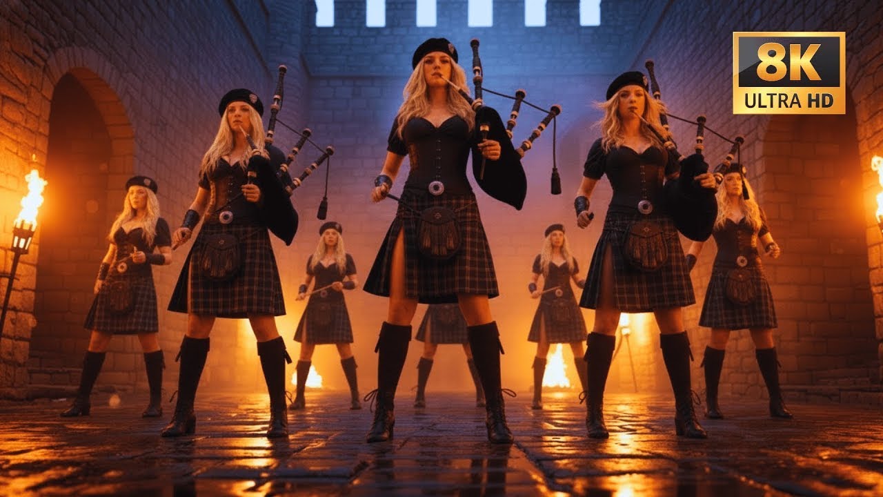 Epic Scottish Bagpipes | Ancient Scottish Bagpipe March on the Shore @EironasMythicPipes