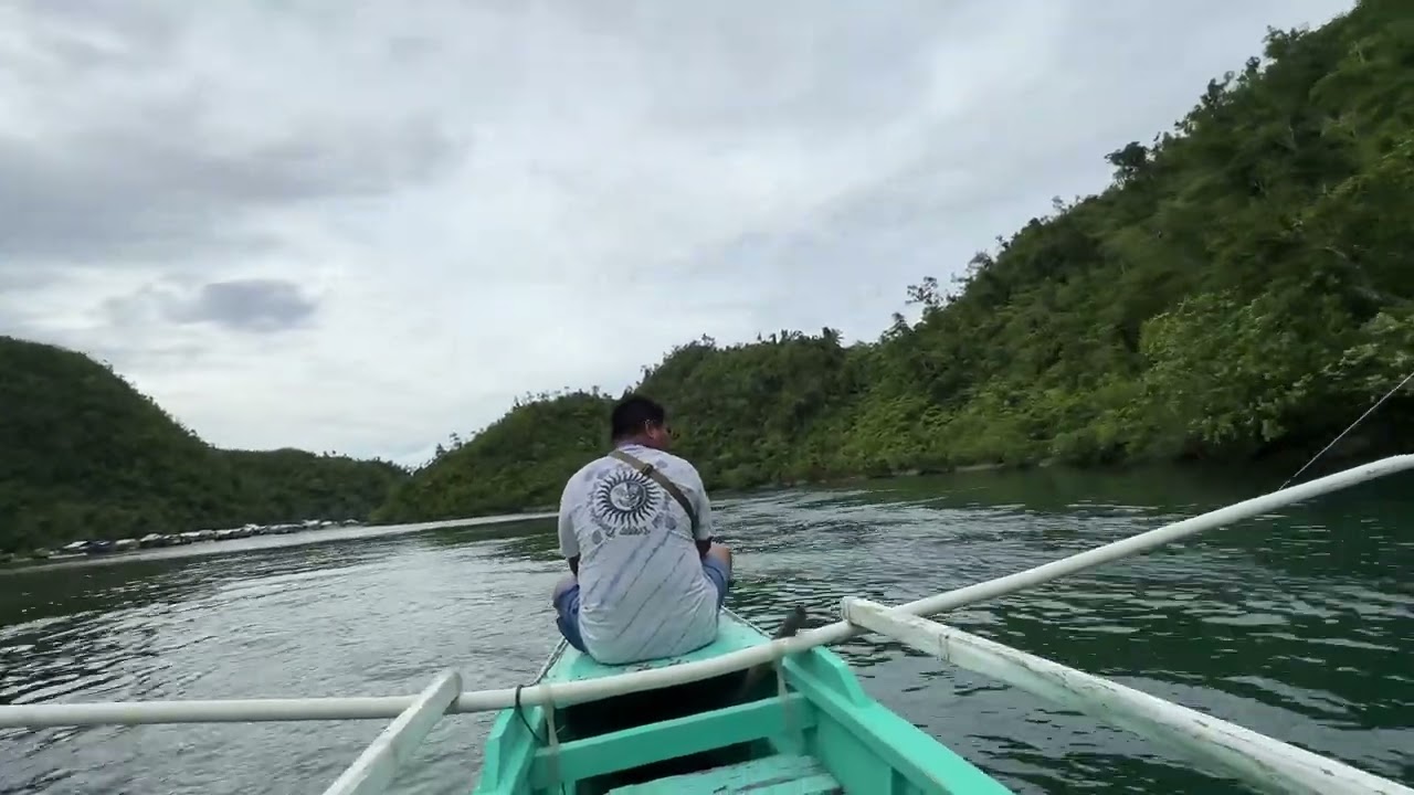 On the way to sugba lagoon