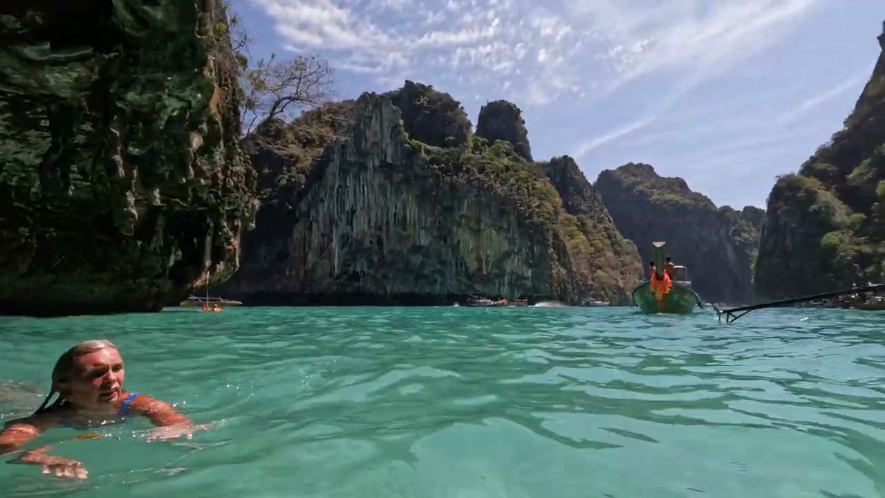 ￼￼ Thailand pileh lagoon long boat trip￼￼￼ pirate cave ￼￼￼