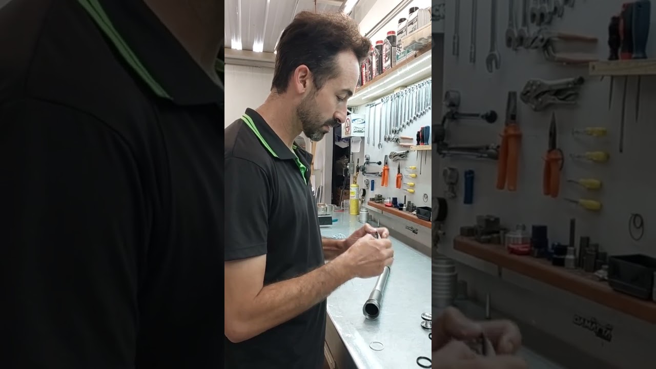 Preparação suspensão, laminação ohlins.