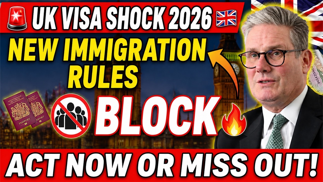 🚨 UK VISA SHOCK 2026 🇬🇧 New Immigration Rules Could Block Thousands! 🔥