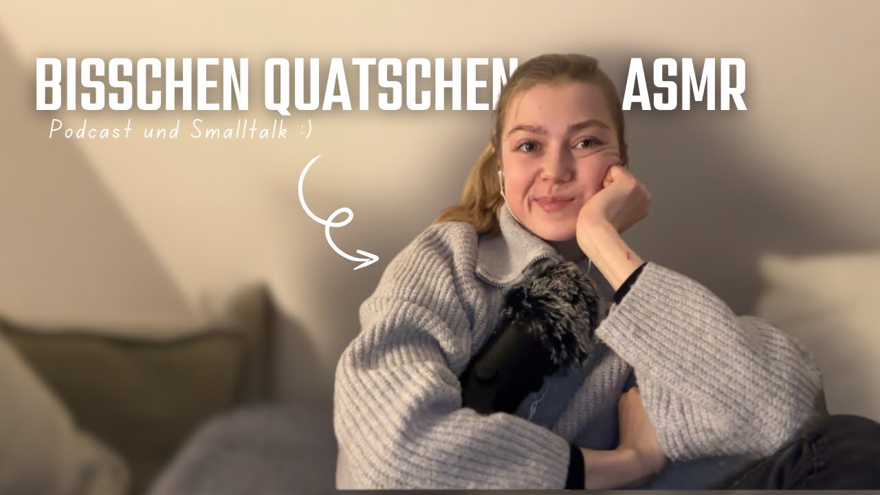 ASMR | chill and chat über Stress und personal Themen 🌞 (german whispering ramble & fluffy mic)