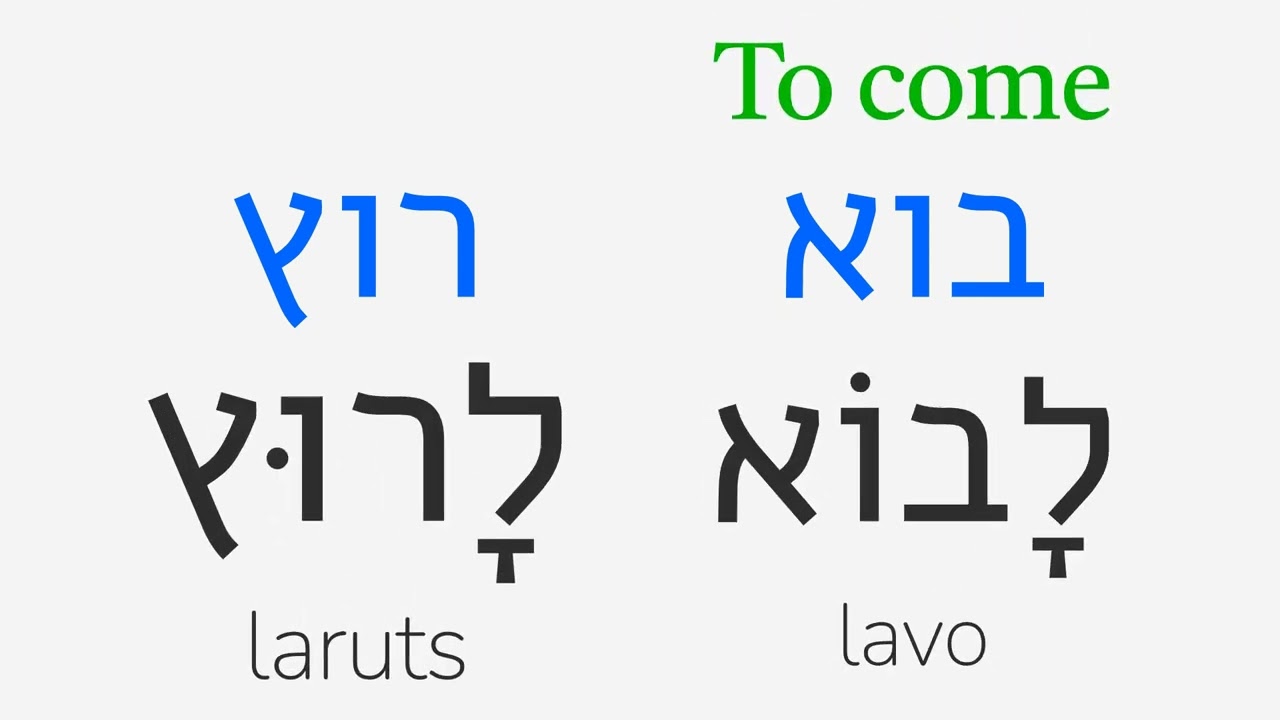 To Fall: Hebrew Basics #34