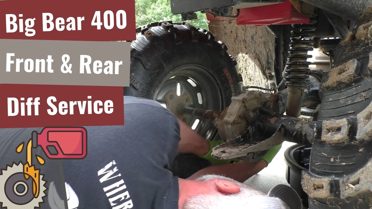 Yamaha Big Bear 400 Front & Rear Differential Service