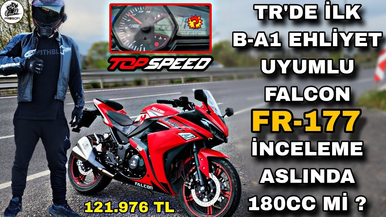 TR'DE İLK FALCON FR177 İNCELEME & B VE A1 UYUMLU !.. BEN TOP SPEED DE BÖYLE SAPMA GÖRMEDİM !. 180CC?