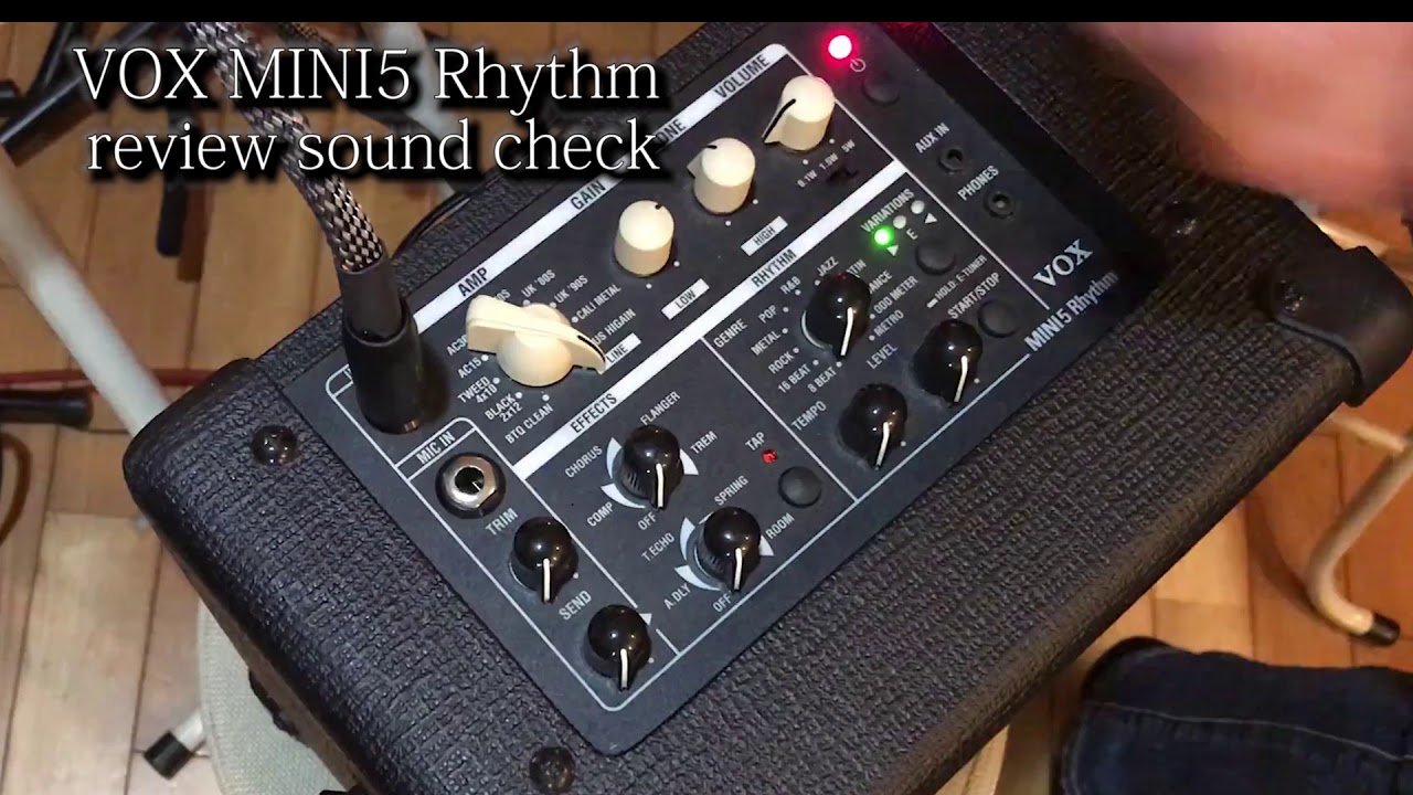 Vox mini5 プロギタリストがチェック＆解説！パネルのみ表示バージョン！