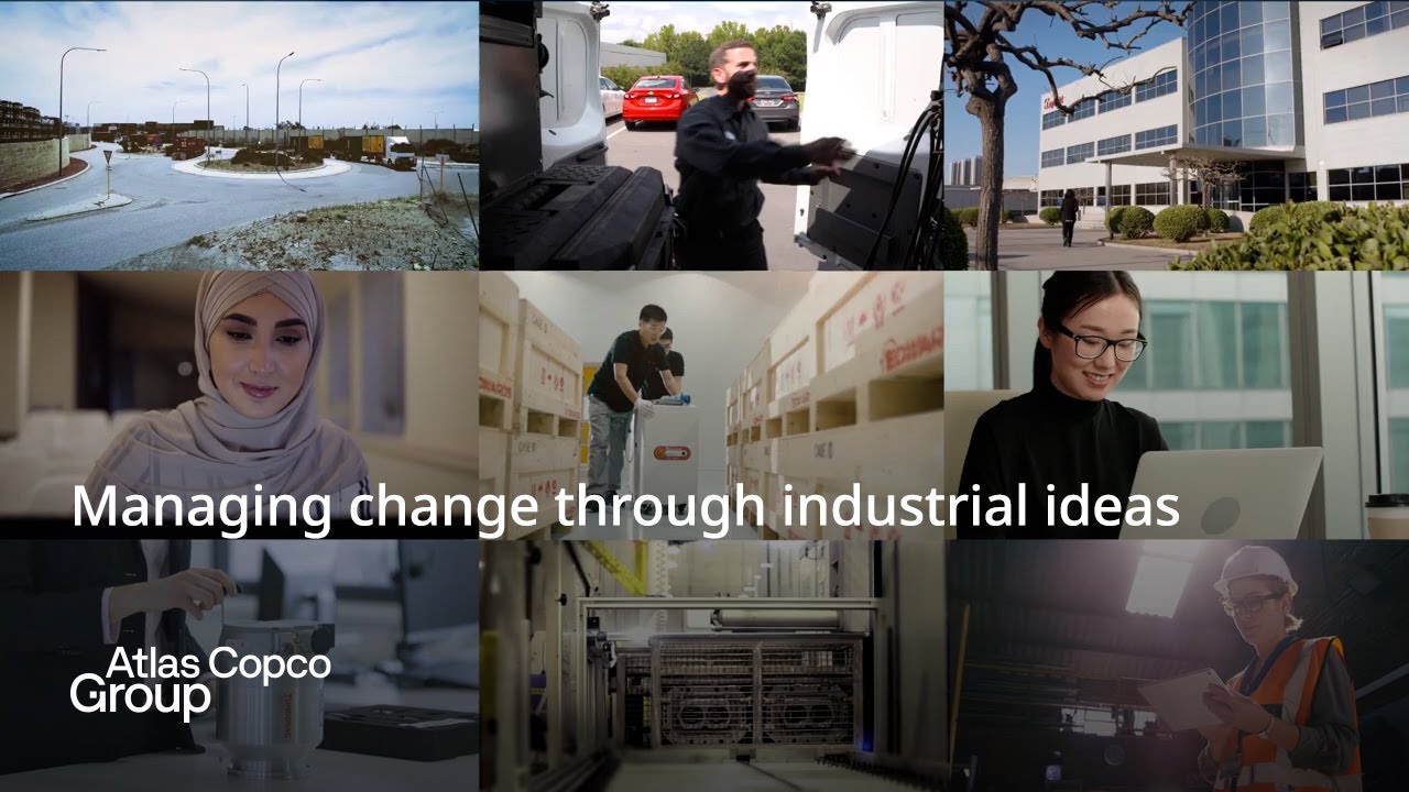 Atlas Copco Group | Managing change through industrial ideas