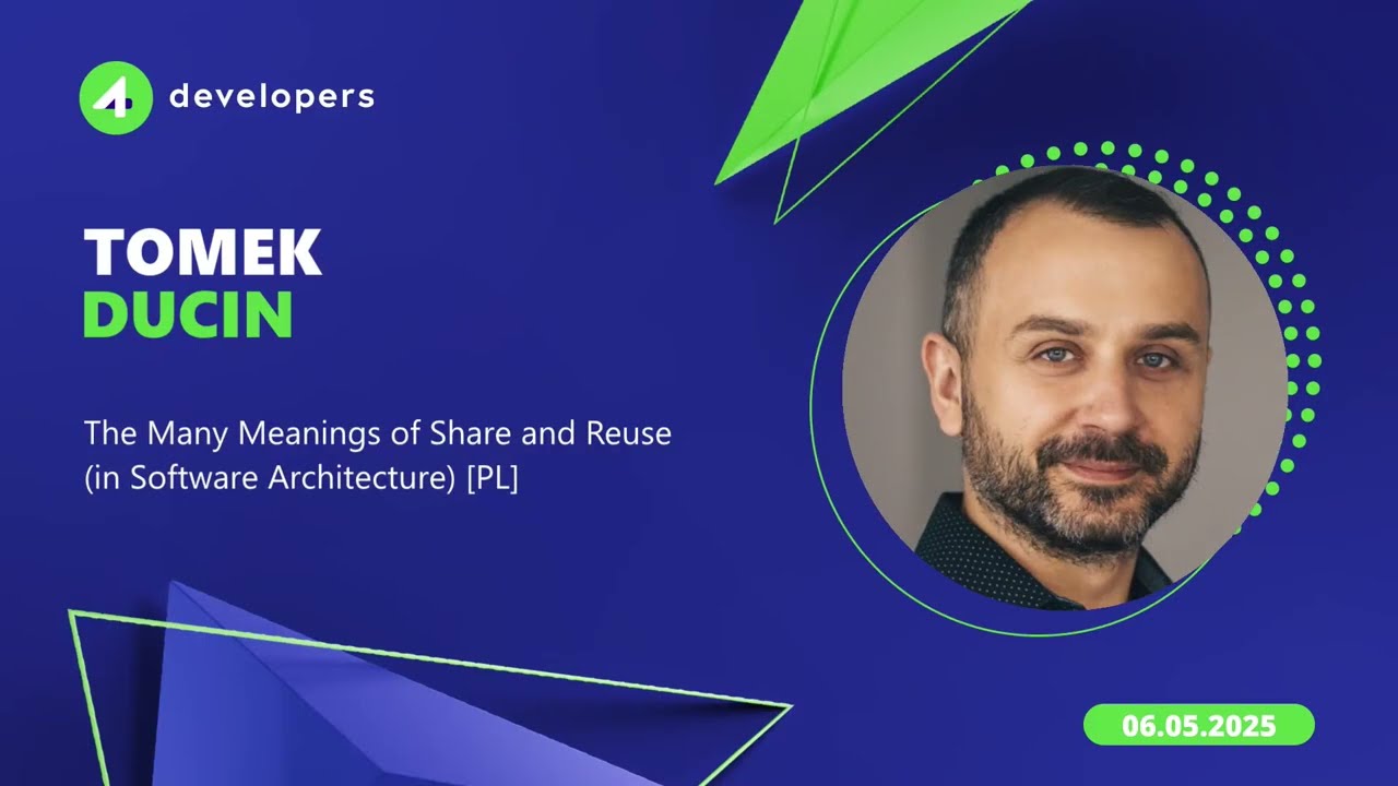 4Developers 2025: Tomek Ducin - 