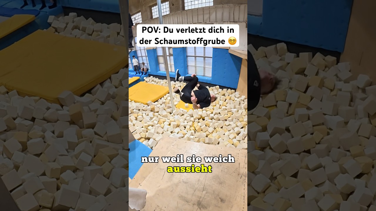 POV: Du verletzt dich in der Schaumstoffgrube! 😭😱 #waldisworld