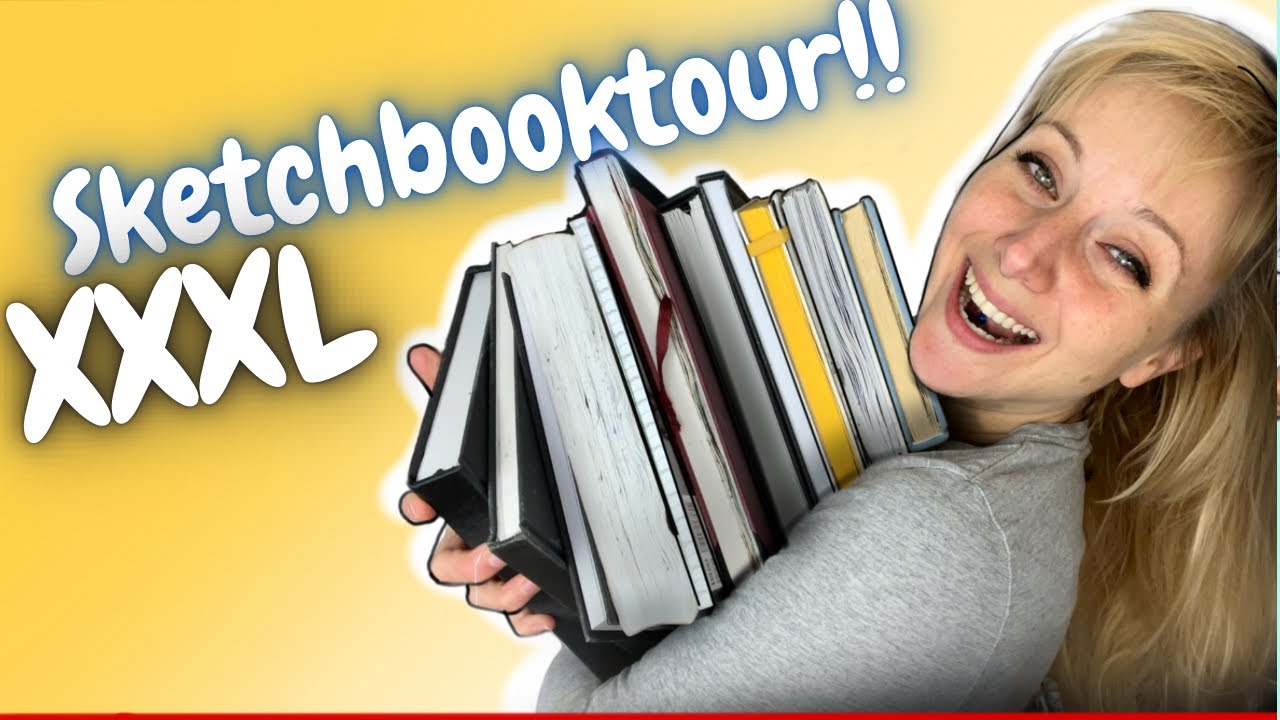 ALLE Meine 2023 Skizzenbücher !! XXXL Sketchbook Tour!
