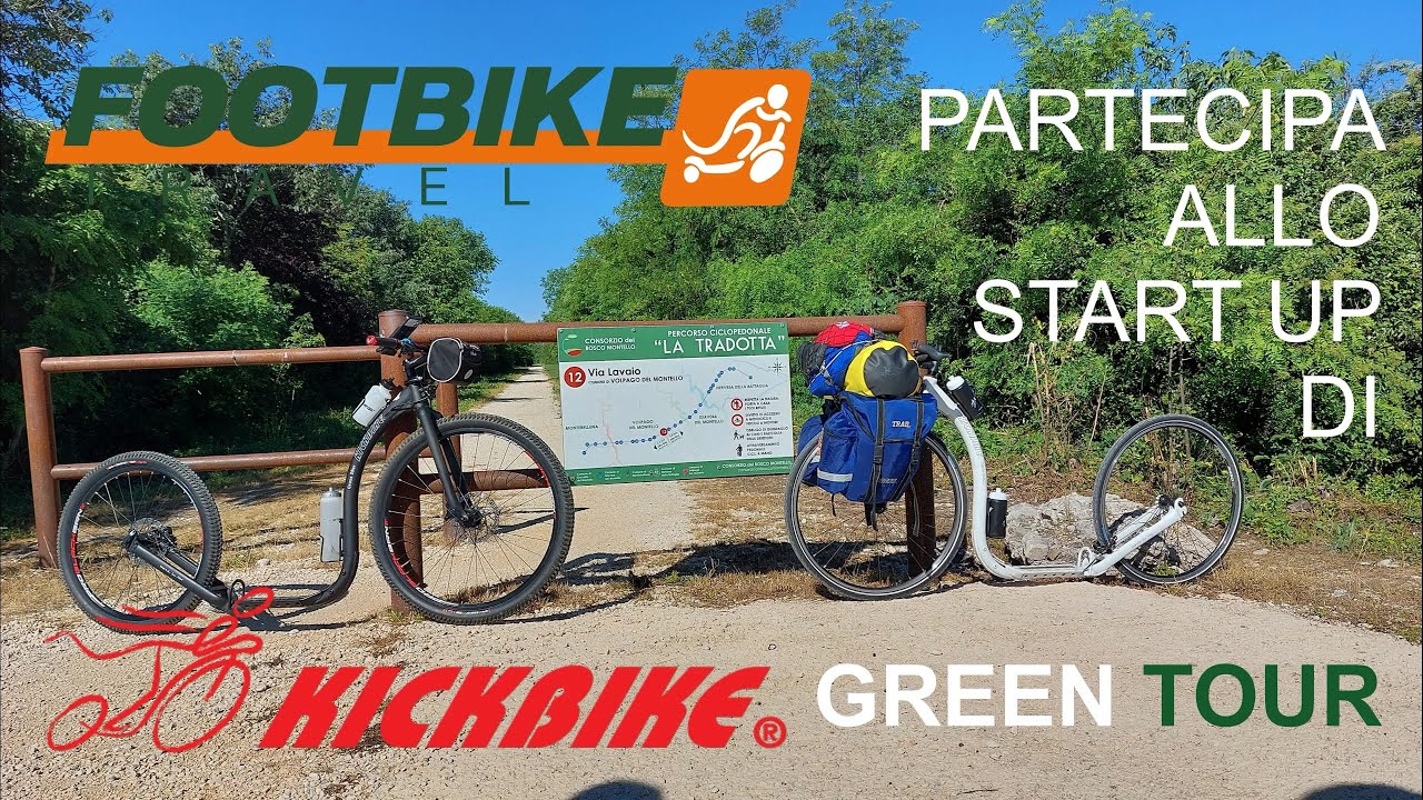 Footbike Travel allo Start Up del Kickbike Green Tour - AICS Ambiente APS - 06 Giu 2022