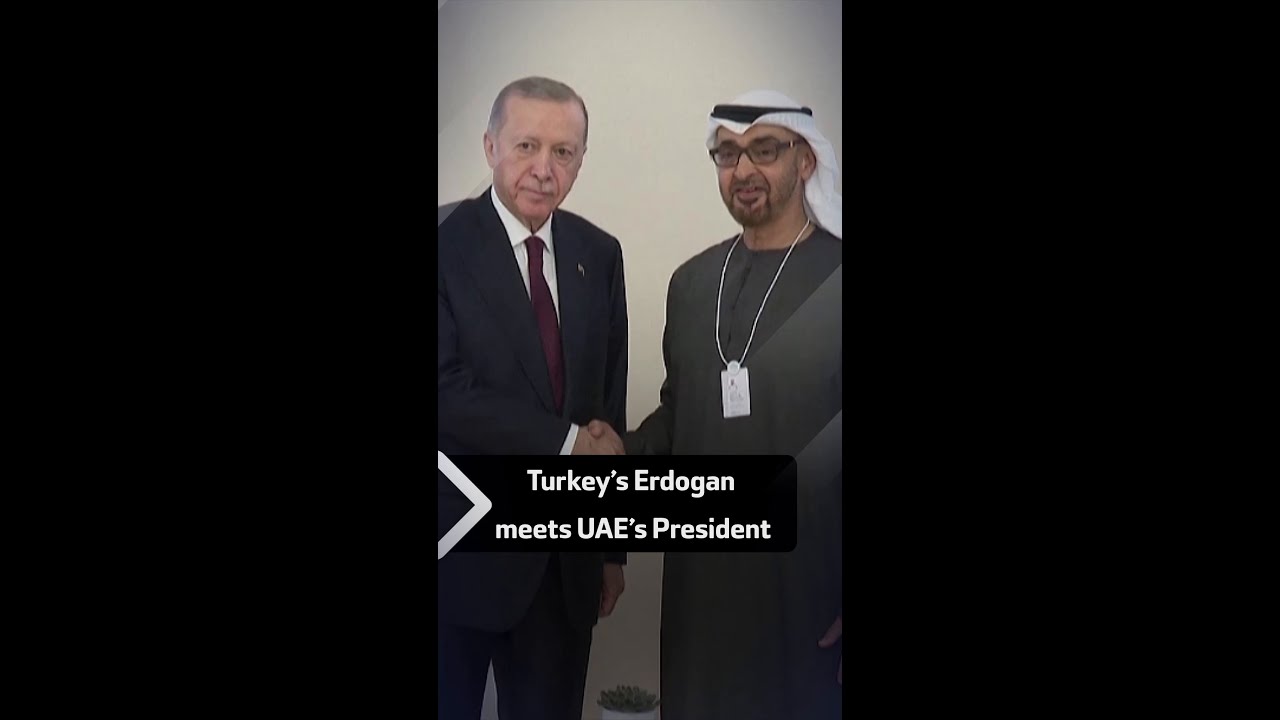 Turkey&rsquo;s Erdogan meets UAE&rsquo;s President