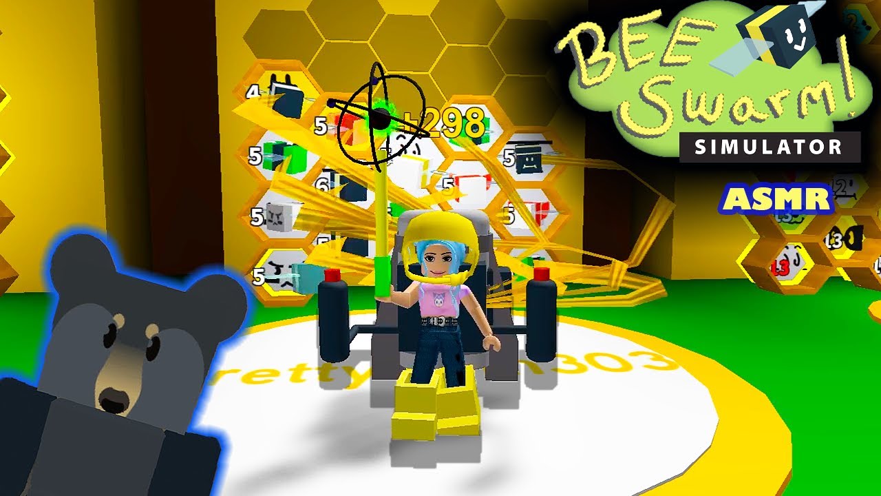 DOING BLACK BEAR'S DIRTY WORK | ASMR GAMING 🎮 BEE SWARM SIMULATOR 🐝