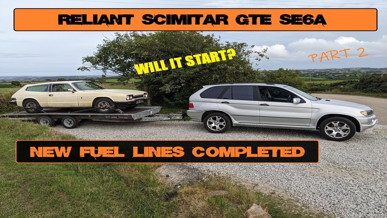 Will It Start? New Fuel Lines On The Reliant Scimitar GTE SE6A ? (EPISODE 5)