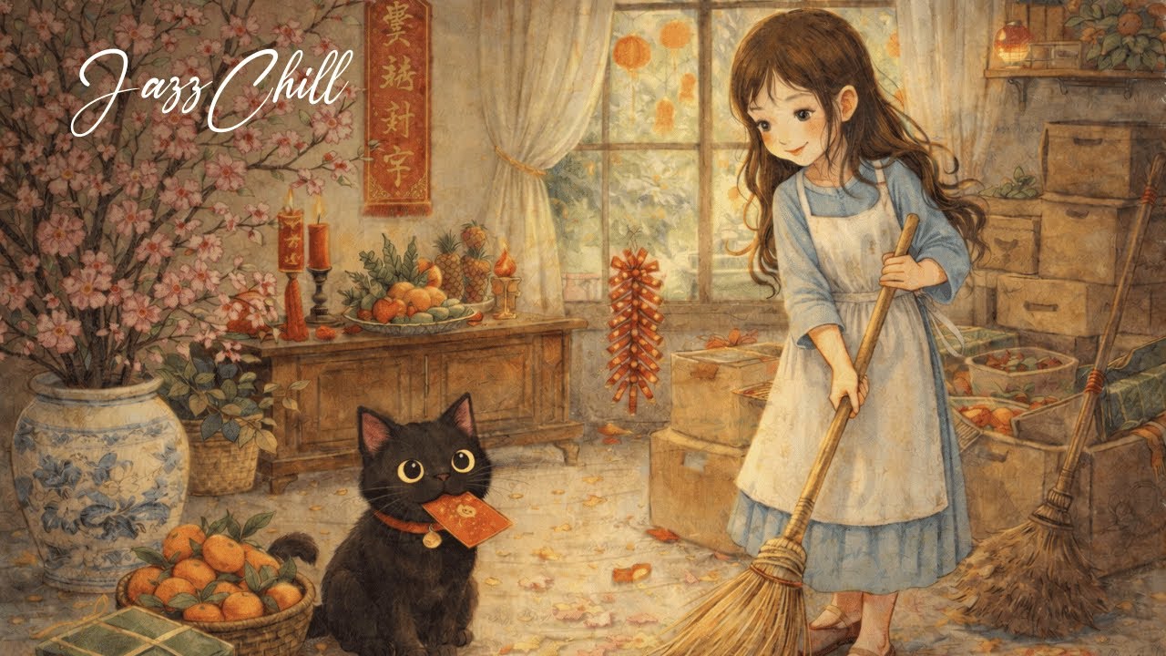 Nhạc Nghe Dọn Nhà Đón Tết 🌸|🎶 Nhạc Jazz Thư Giãn Đón Tết