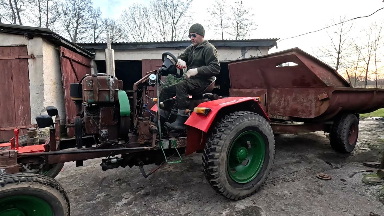 Poważna Awaria Esioka/ Zdejmowanie Koła w Przyczepie/ Motorynka w Akcji