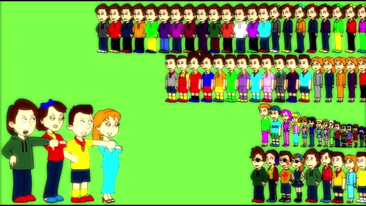 Classic Caillou, Early Caillou and the Fake Andersons get grounded (MOST VIEWED VIDEO)
