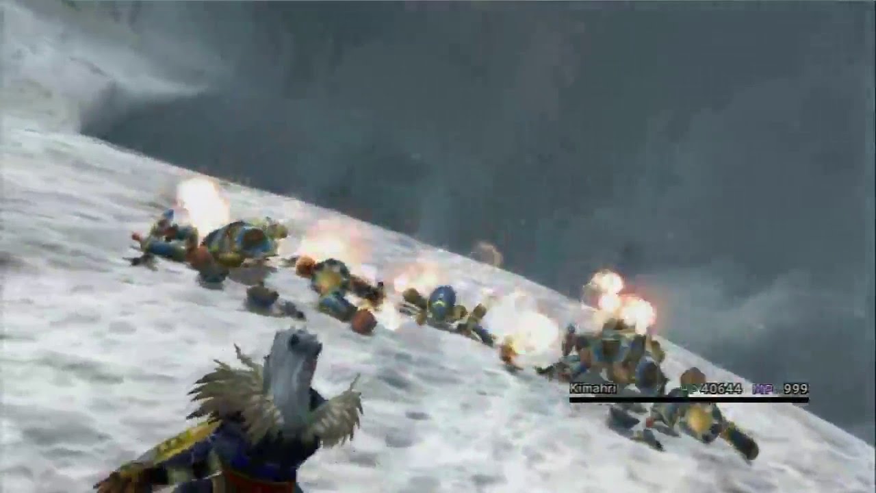 Final Fantasy X: Ronso Rage (Blue Magic) Demonstration