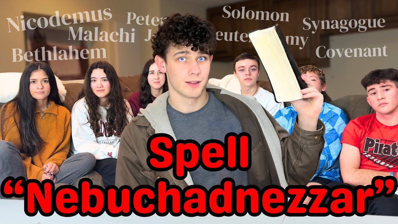 Can 6 Christians Spell Words From The Bible?