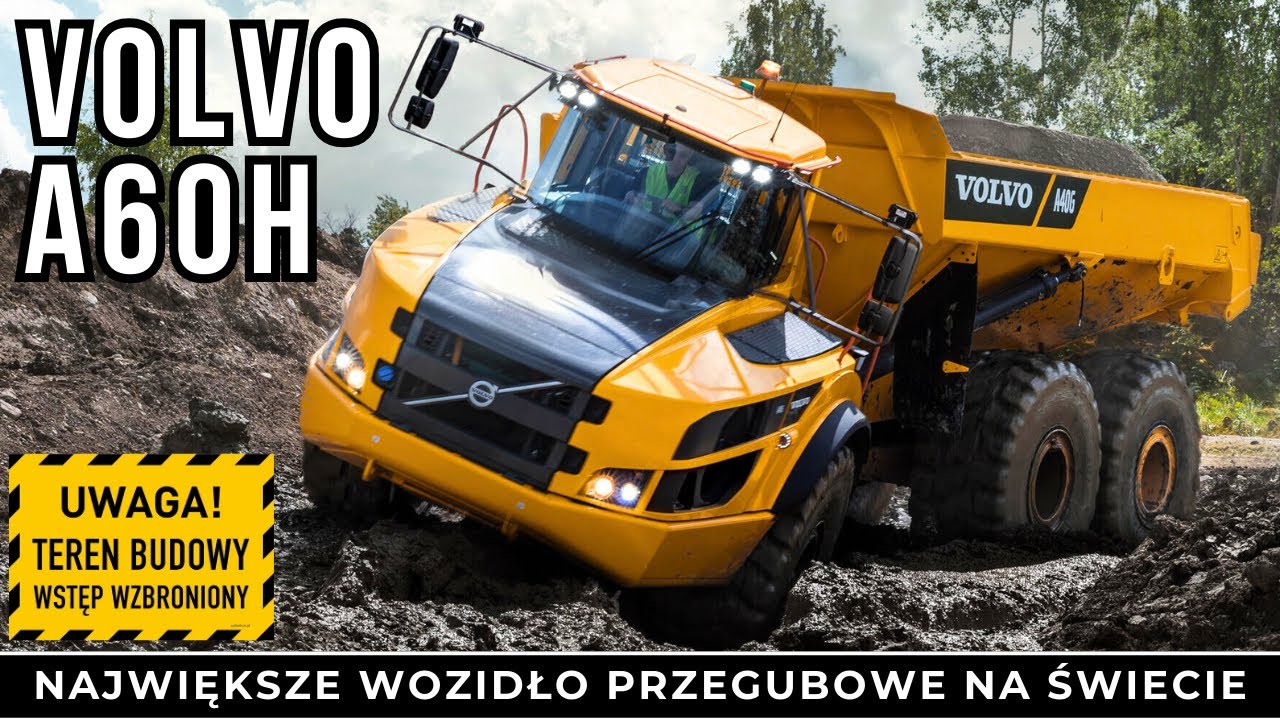 VOLVO A60H - Największe Wozidło Przegubowe Na Świecie