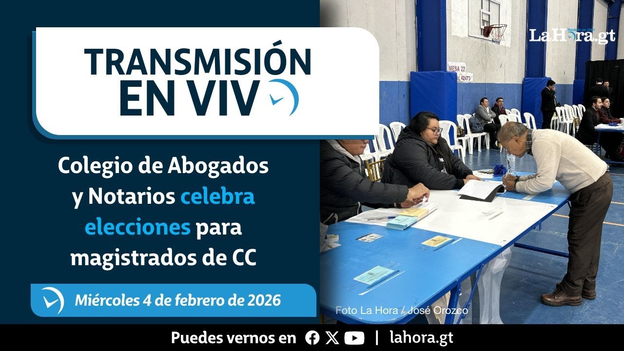 En vivo: Colegio de Abogados y Notarios celebra elecciones para magistrados de CC