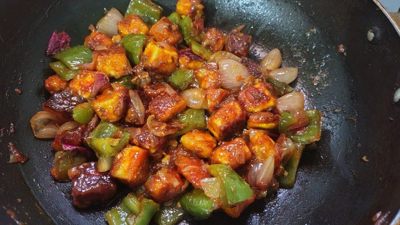 Chilli Paneer recipe 🤤😋 So testy and yammy.Very easy to make 🍲#viral #cooking #food #recipe #viral 
