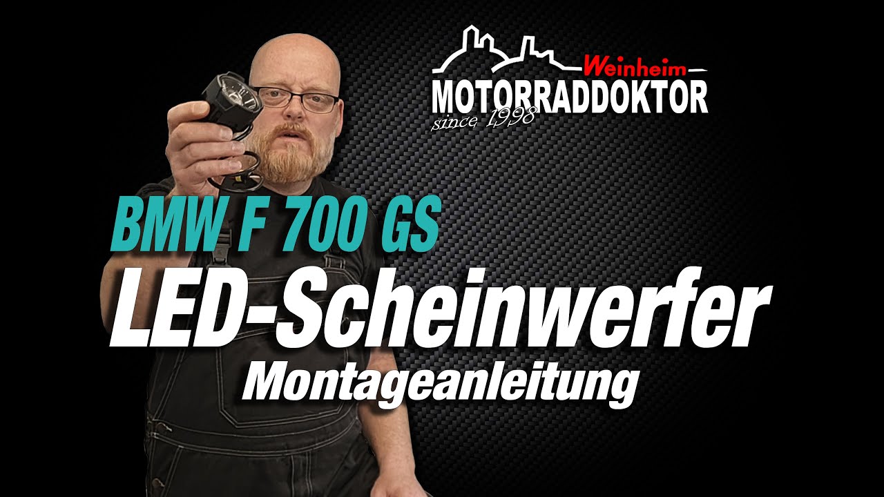 BMW F 700/800 GS LED Scheinwerfer SW-Motech | Montage am Sturzbügel | #motorraddoktor