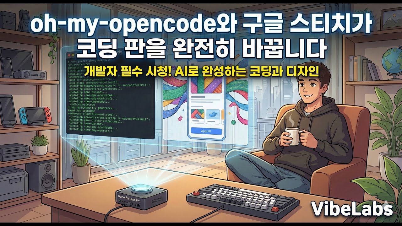 oh-my-opencode와 구글 스티치가 코딩 판을 완전히 바꿉니다