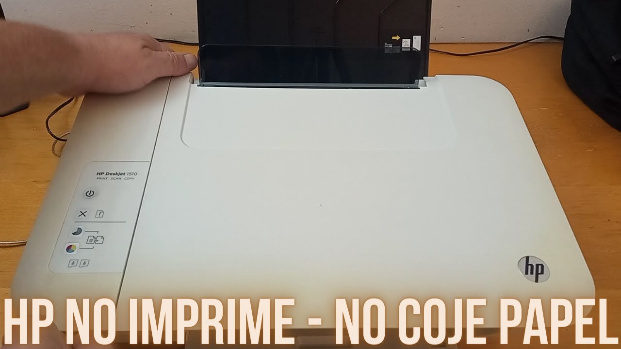 Impresora HP Deskjet 1510 no imprime, no coje papel