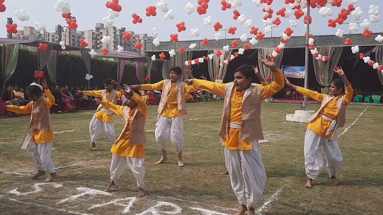 UP WALA THUMKA LAGAO ..DANCE PERFORMANCE. ..SPORT DAY CELEBRATION IN TWINKLE TOES SCHOOL RAJNAGAR ..